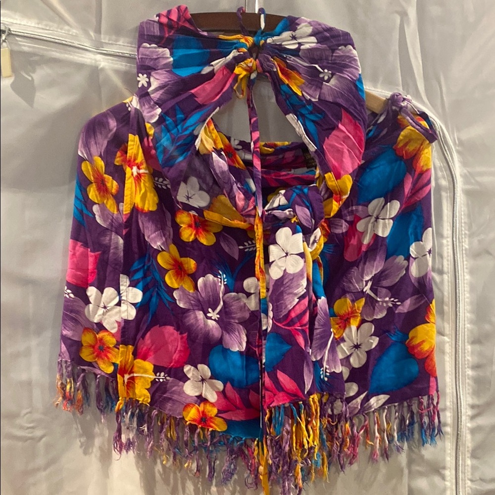 Vibrant Indocraft Imports Floral Two Piece